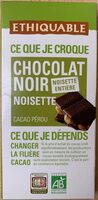 Ethiquable - Chocolat noir noisette