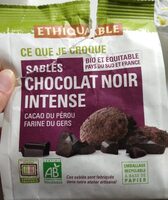 Sablés chocolat noir intense