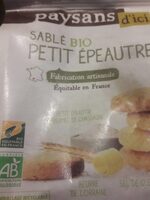 Sablés bio petit épeautre