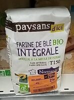 Farine de blé bio intégral