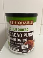 Cacao puro ecológico