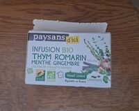 Infusion de thym romarin