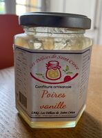 Confiture artisanale Poire Vanille