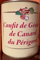 Confit de gésiers de canard du Périgord