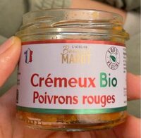 Crémeux bio poivrons rouges