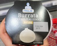Burrata crème italienne nature