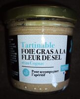Tartinable foie gras à la fleur de sel et au cognac