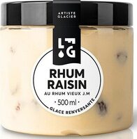 Rhum raisin - Glace renversante