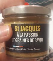 Rillettes de saint Jacques à la passion et pavot
