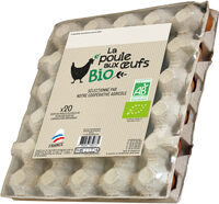 20 œufs La poule aux œufs bio