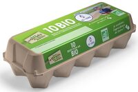 10 œufs bio Is'Here de poules élevées en plein air issus de l'agriculture biologique
