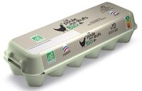 12 œufs La poule aux œufs bio