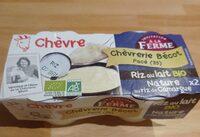 Riz au lait de chèvre