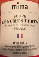 Soupe Legumes Verts