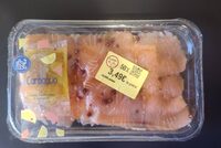 Carpaccio de saumon frais