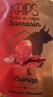 Tuiles de crepes sarrasin chorizo