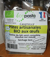 Pâtes artisanales bio aux œufs