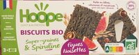 Super Seeds & Spirulina Organic Biscuits | Figs - Hazelnuts