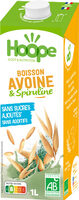 Boisson végétale bio avoine & spiruline