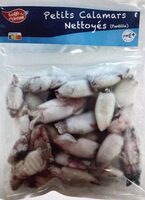 Petits calamars nettoyés