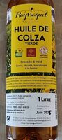 Huile de colza vierge