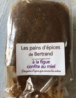 Pain d'épices à la figue confite et au miel