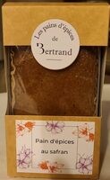 Pain d'épices artisanal au safran