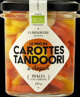 Le trio de carottes tandoori