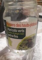 Haricots verts cueillis et rangés main extra-fin