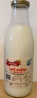 Lait entier pasteurisé