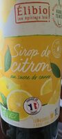 Sirop de citron