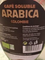 Café soluble arabica Colombie