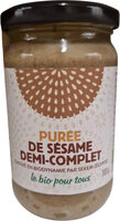 Purée sésame demi complet