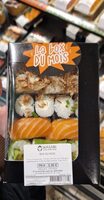 Assortiments sushis Thon, saumon, avocat