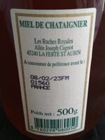 Miel de châtaigner