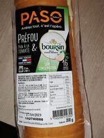 Prefou pain à la tomate et boursin
