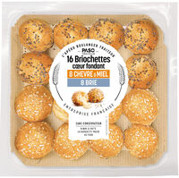 Briochettes Brie Chèvre Miel