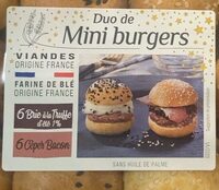 Duo de mini burgers