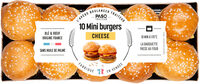 10 Mini Cheese Burgers