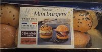 Duo de mini burgers brie à la truffe cèpes bacon