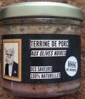 Terrine de porc aux olives noires