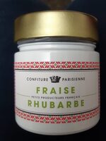 Confiture fraise rhubarbe