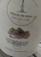 Glace chocolat au lait praliné noisette