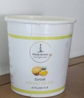 Sorbet ananas des îles