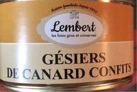 Gésiers de Canars confits