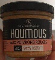 Houmous poivrons rouge