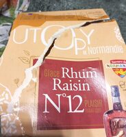 Utopy glace rhum raisin