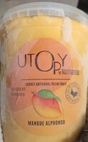 Sorbet artisanal Mangue Alphonso