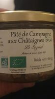 Pâté de Campagne aux châtaignes bio