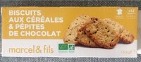 Biscuits au céréales et au pépite de chocolat